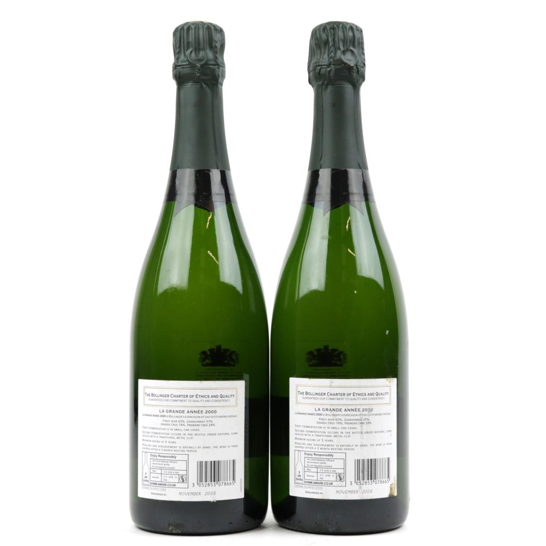 Image for Bollinger Grande Annee 2000 Vintage Champagne