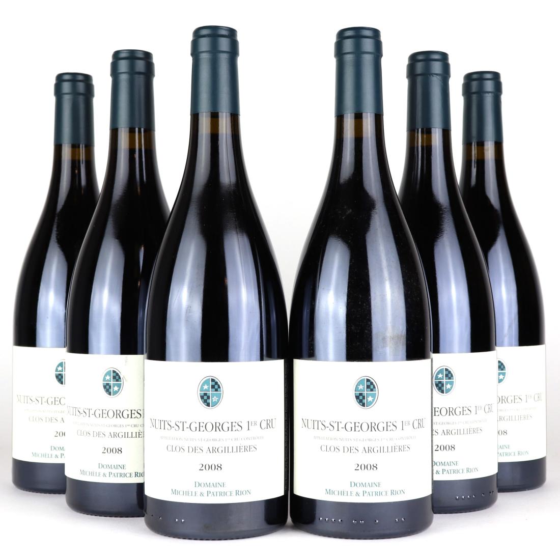 Image for Dom. M.&P. Rion Clos Des Argillieres 2008 Nuits-Saint-Georges 1er-Cru