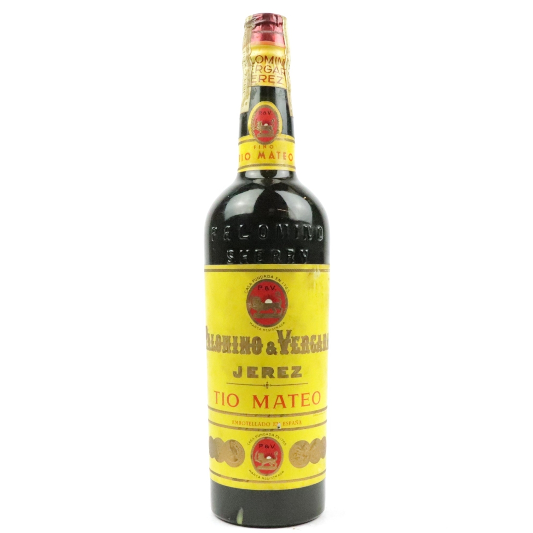 Palomino & Vergara Tio Mateo Fino Sherry