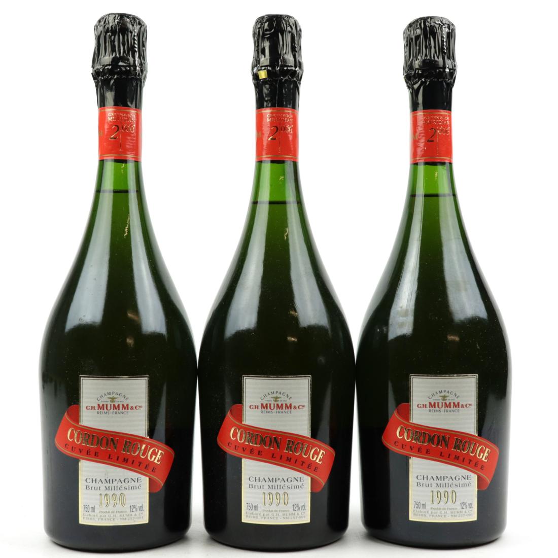 Image for Mumm Cordon Rouge Brut 1990 Vintage Champagne