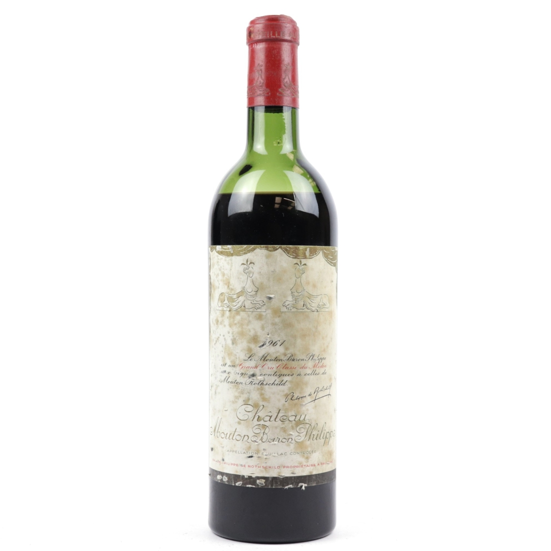 Ch. Mouton Baronne Philippe 1961 Pauillac 5eme-Cru