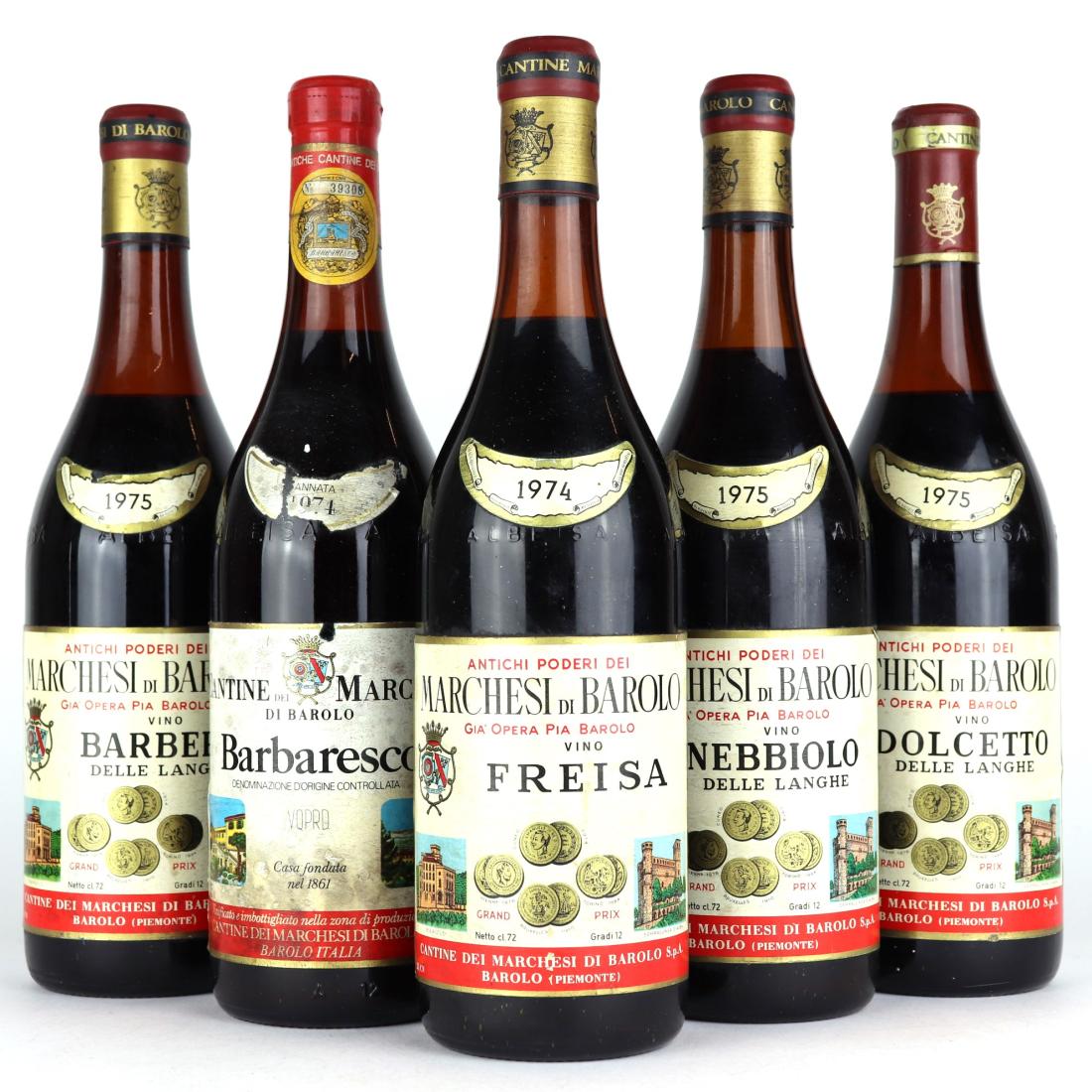 Image for Marchesi Di Barolo Selection 1974 & 1975 Piedmont