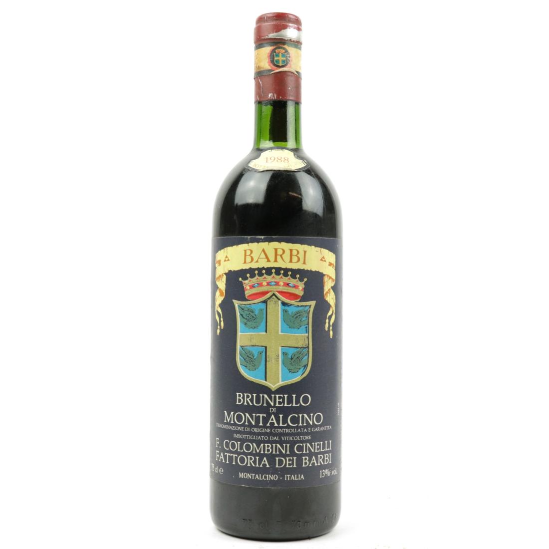 Image for Fattoria Dei Barbi 1988 Brunello di Montalcino