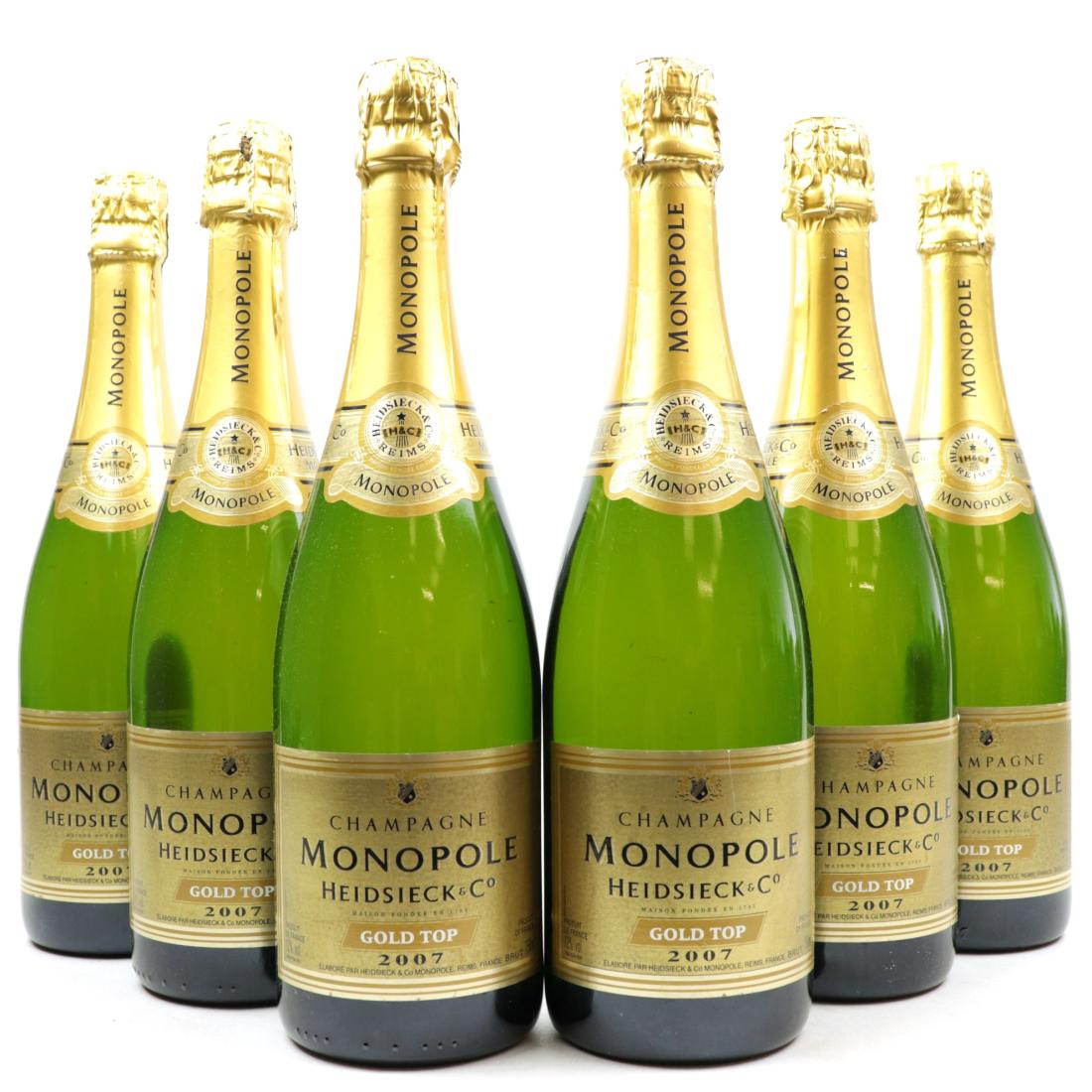 Image for Heidsieck Monopole Gold Top Brut 2007 Vintage Champagne