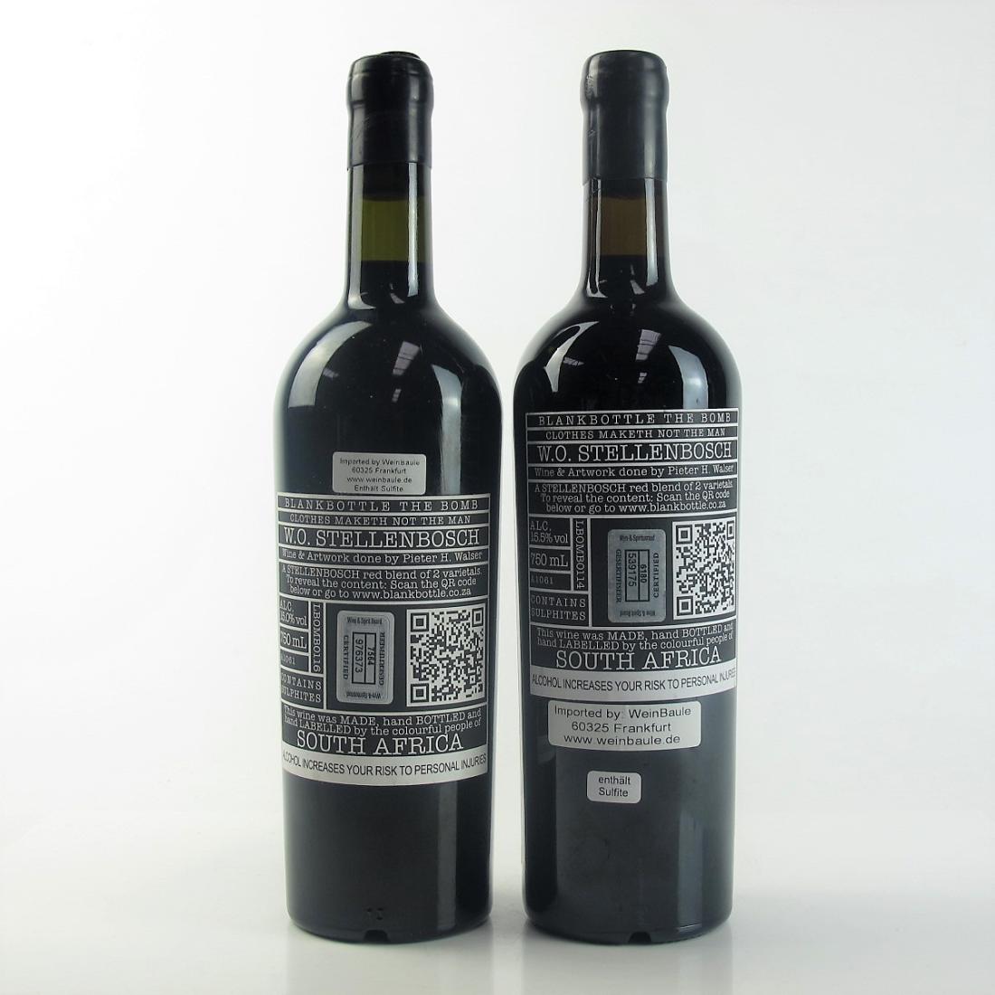 Image for Blank Bottle "The Bomb" 2010 Stellenbosch