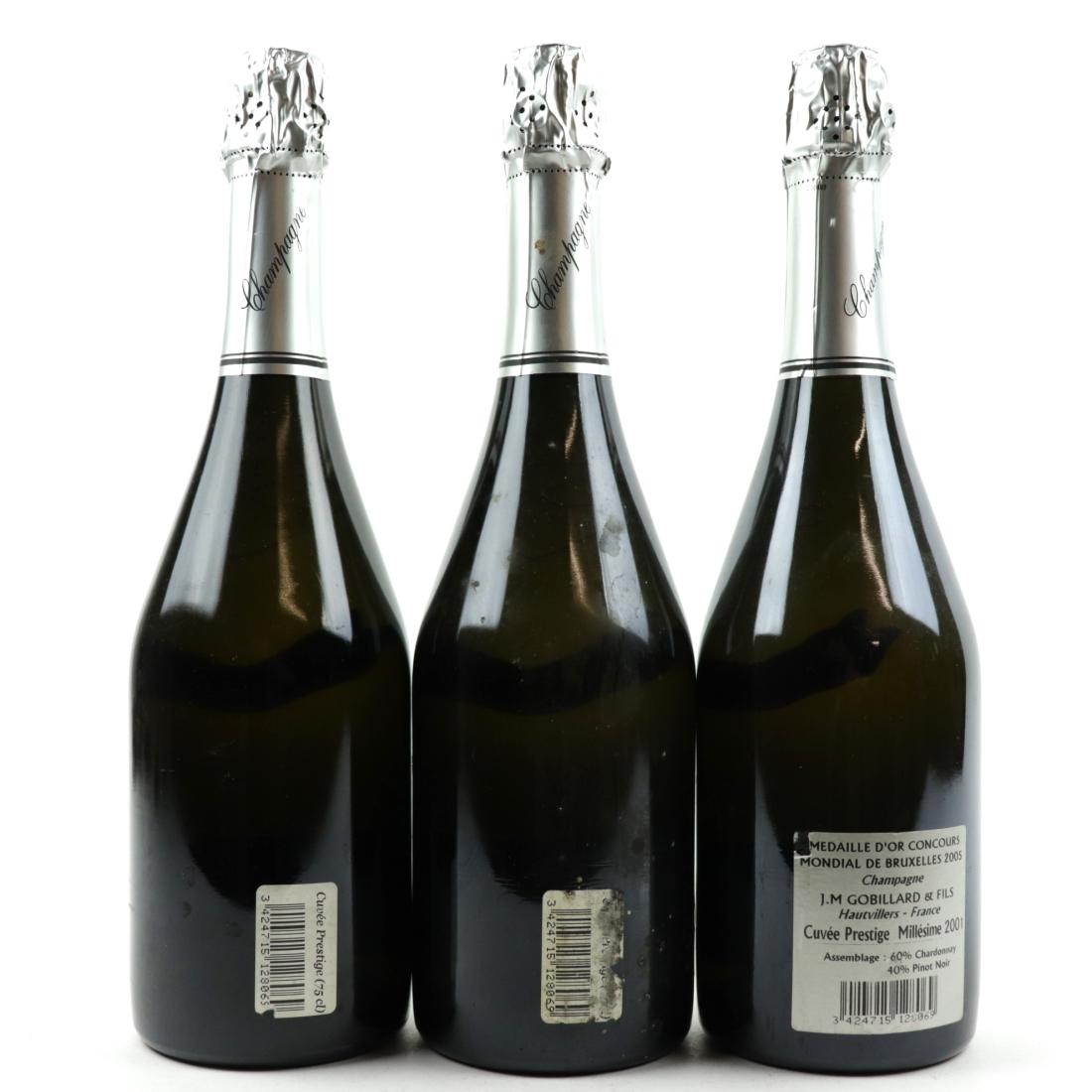 Image for Gobillard Cuvee Prestige Brut 2001 Champagne