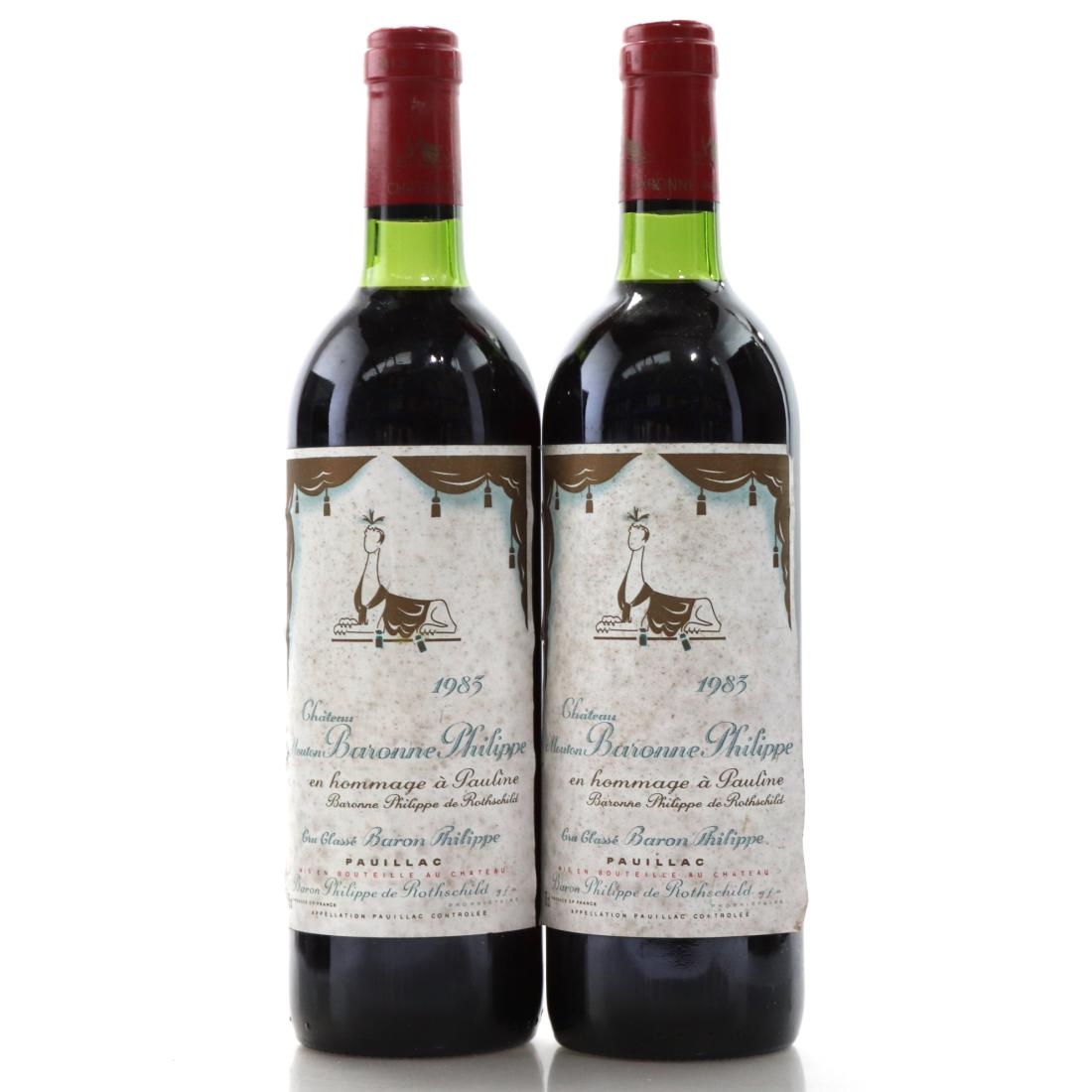 Ch. Mouton Baronne Philippe 1985 Pauillac 5eme-Cru 2x75cl