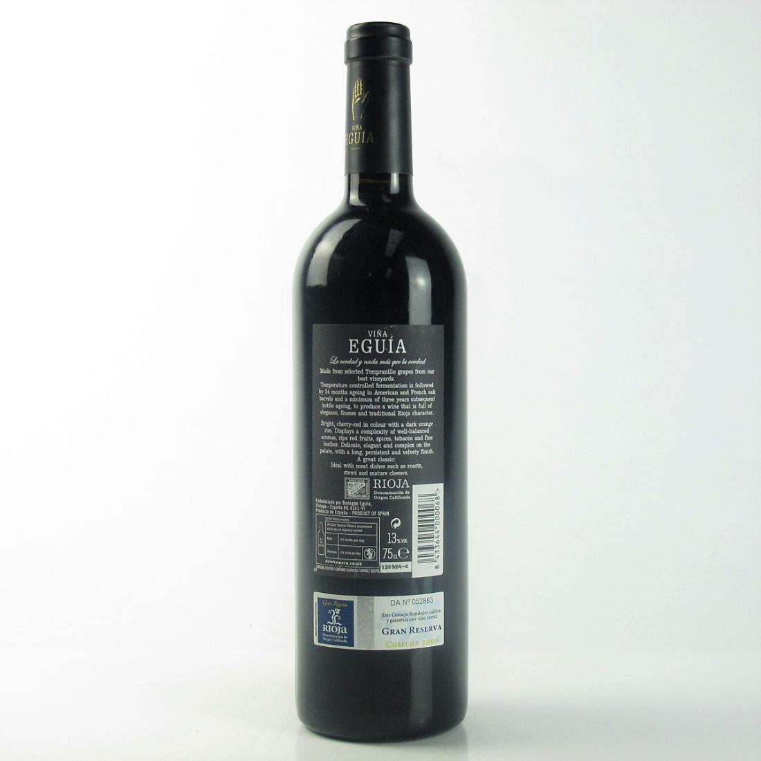 Image for Viña Eguia 2003 Rioja Gran Reserva