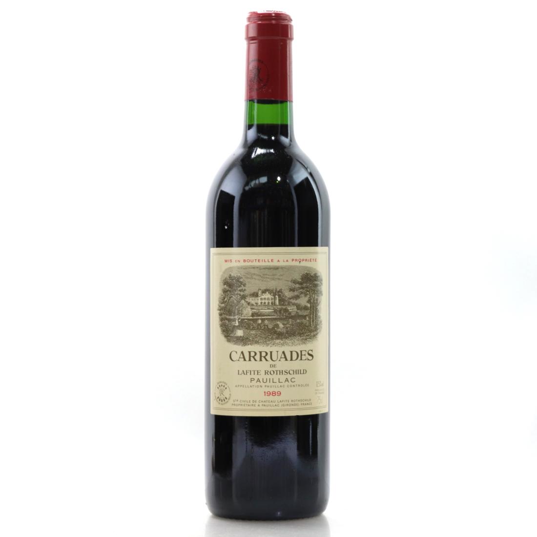 Image for Carruades De Lafite 1989