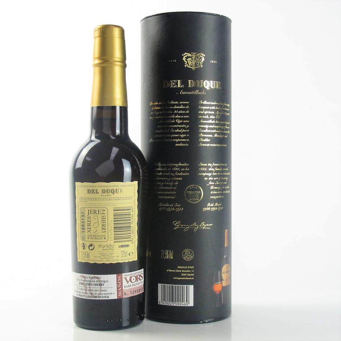 Image for Gonzalez Byass "Del Duque" Amontillado 30 Year Old