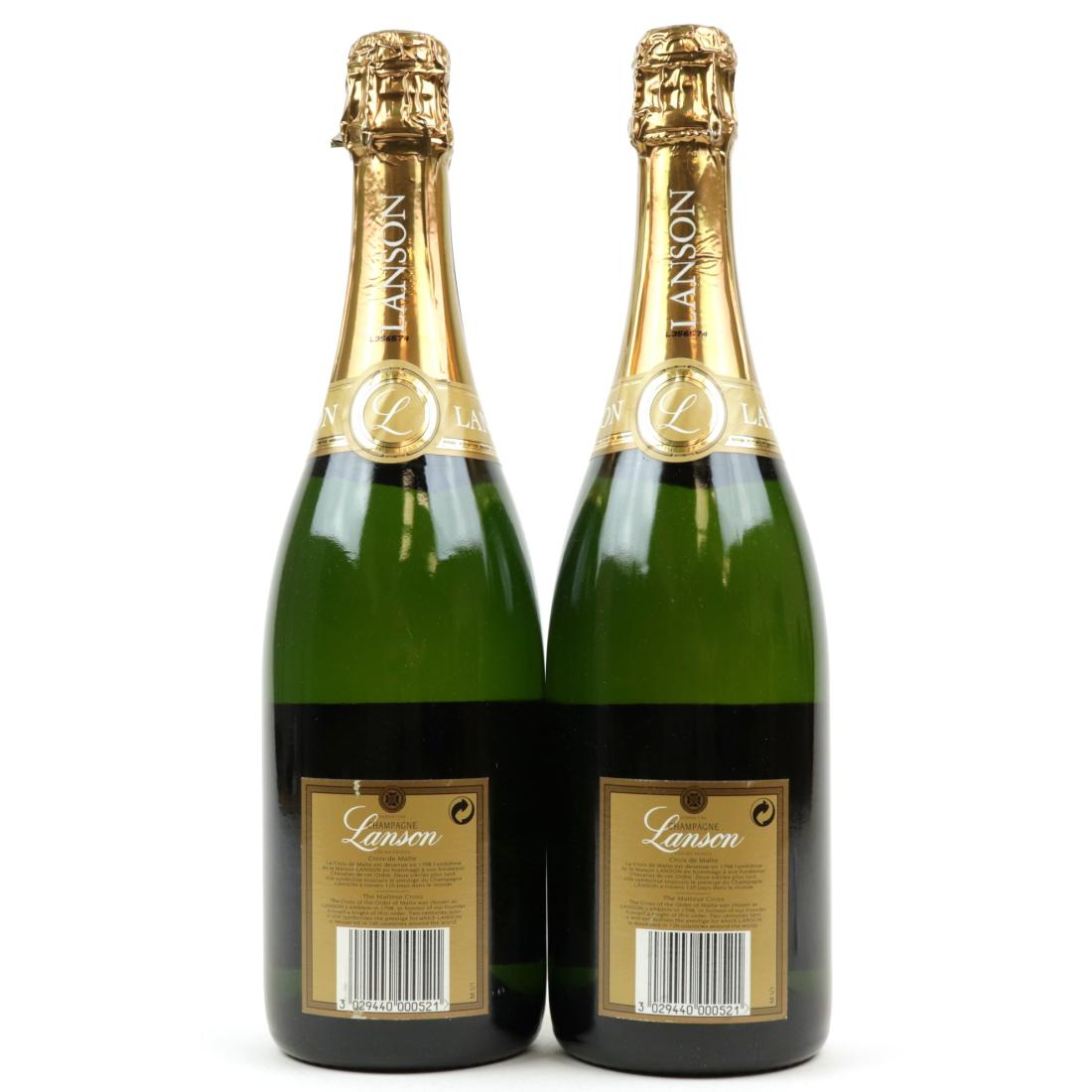 Image for Lanson Gold Label 1990 Vintage Champagne x 2