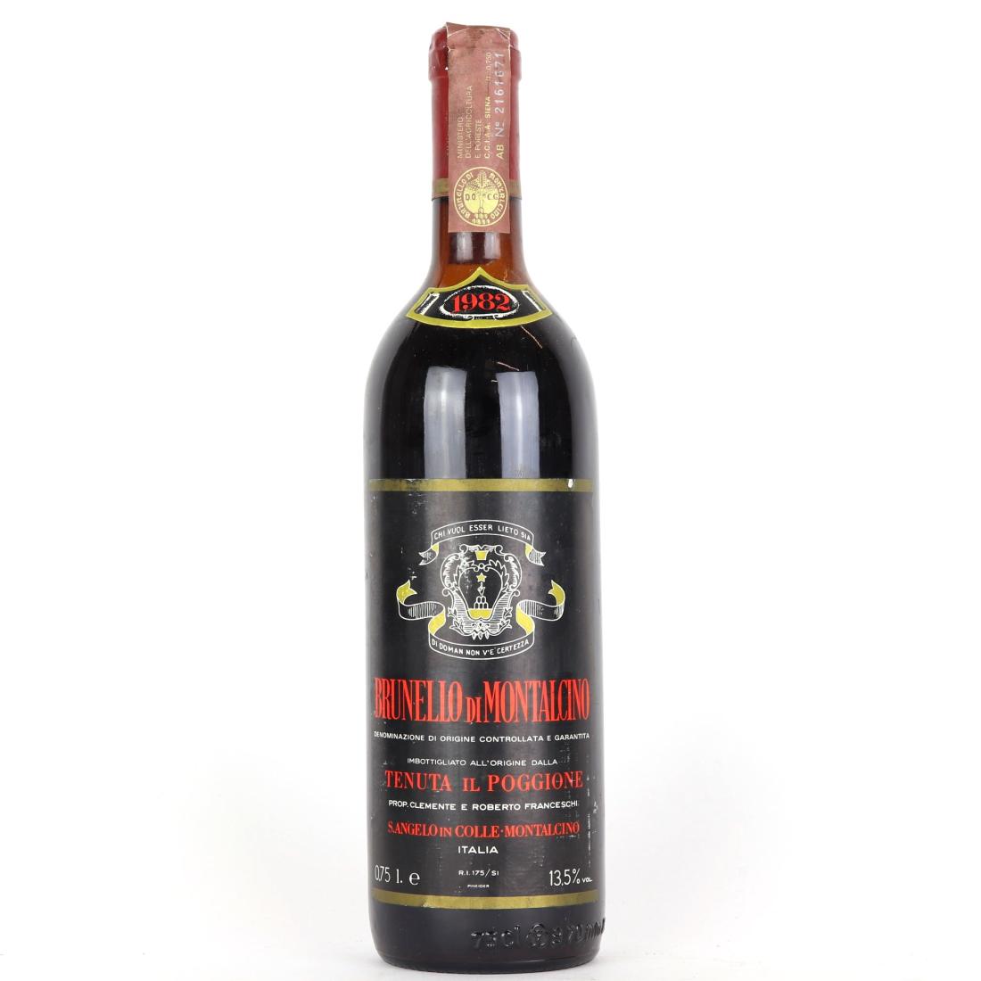 Il Poggione 1982 Brunello di Montalcino