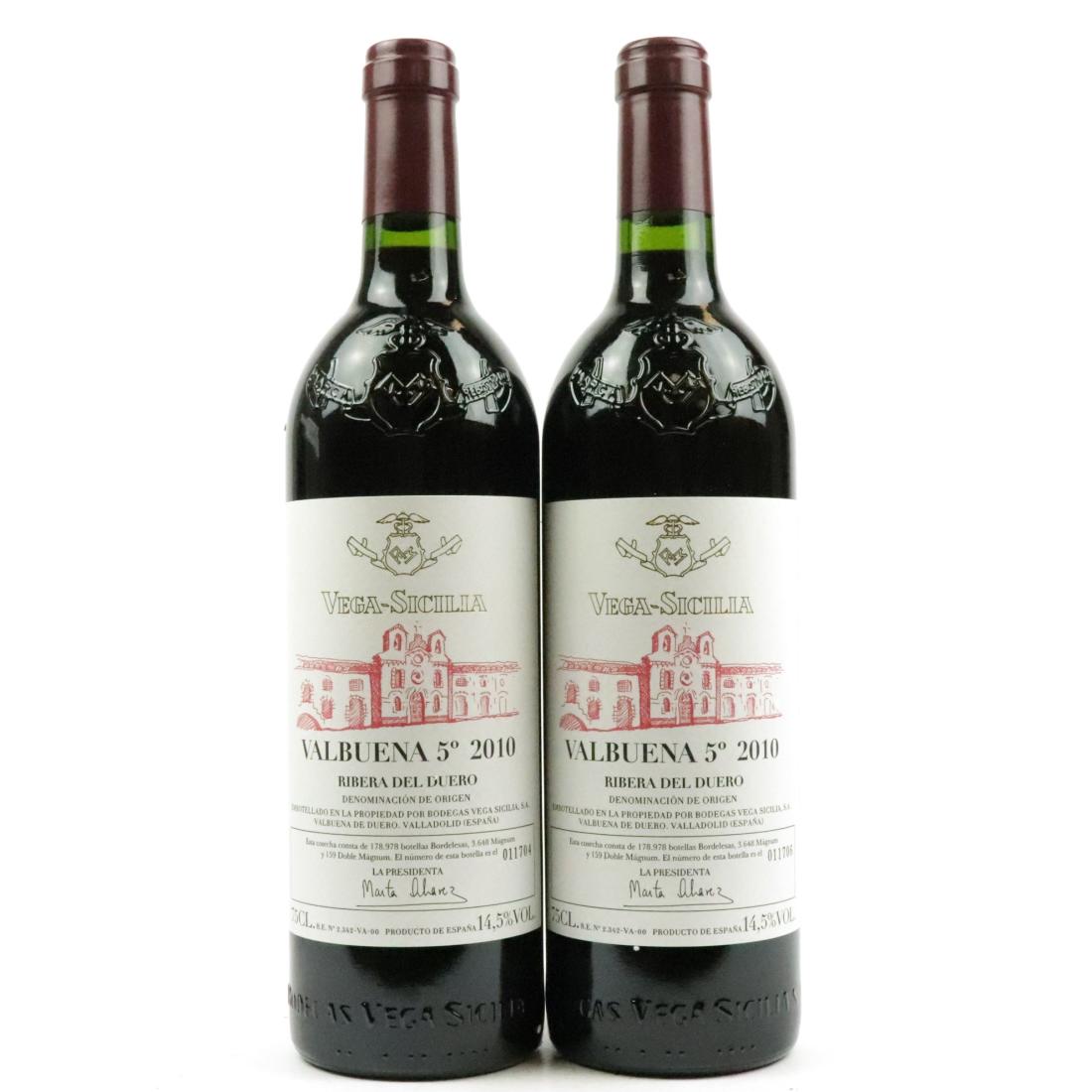 Image for Vega Sicilia Valbuena 5 Ano 2010 Ribera Del Duero