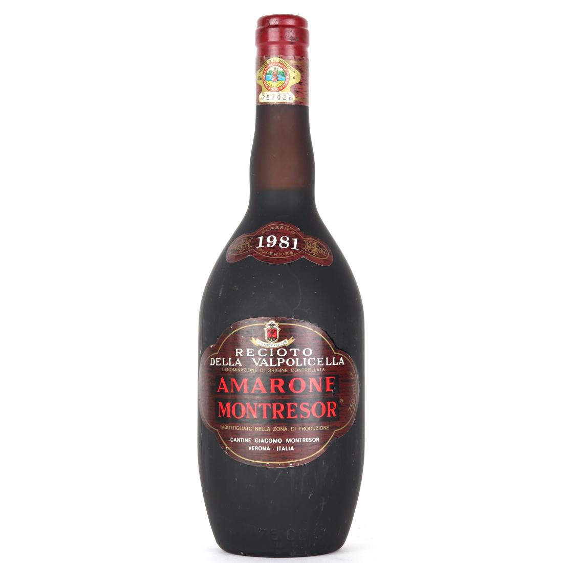 Image for Montresor Recioto Della Valpolicella 1981 Verona