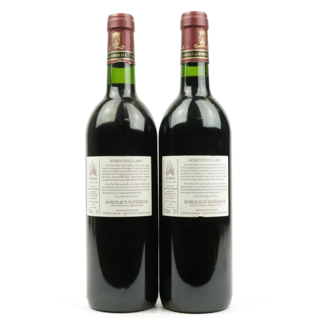 Image for Averys Fine Claret 2006 Bordeaux Superieur