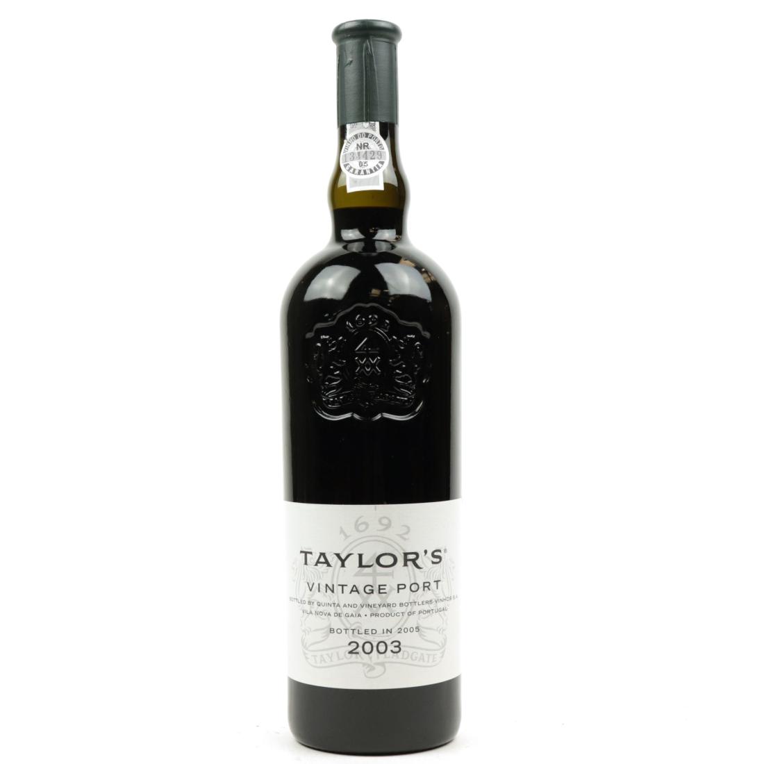 Image for Taylor's 2003 Vintage Port