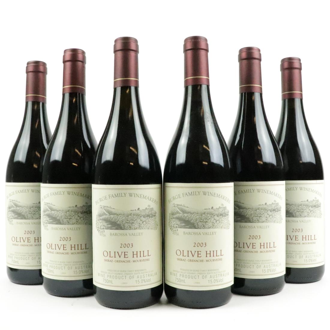 Image for Burge Family Olive Hill Shiraz Grenache Mourvedre 2003 Barossa