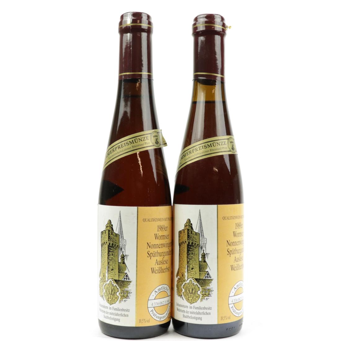 Image for J. Schauinsland Wormser Nonnenwingert Spatburgunder Auslese Weissherbst 1989 Rheinhessen