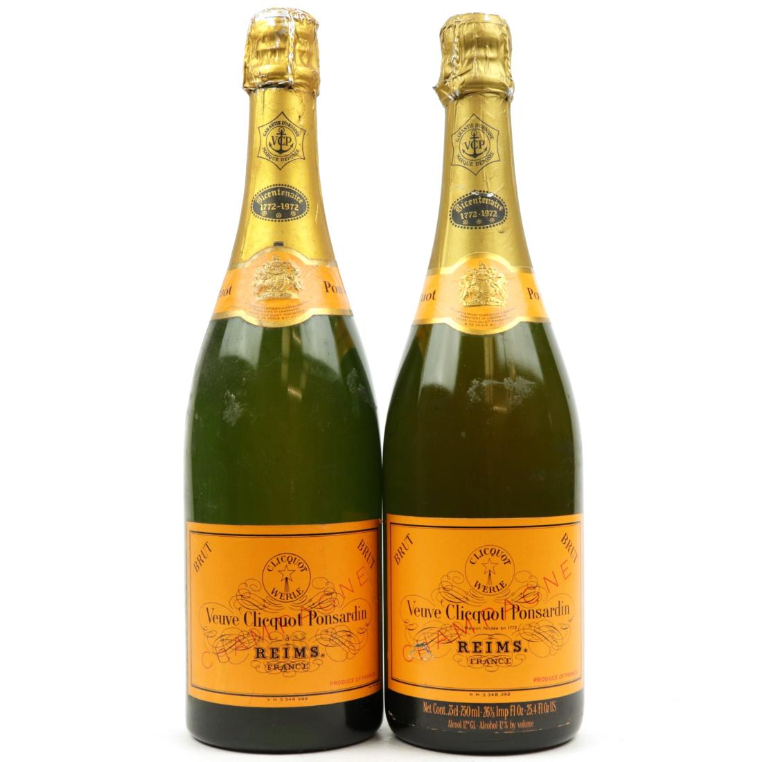 Veuve Clicquot Ponsardin Brut NV Champagne / Bicentenaire 1772