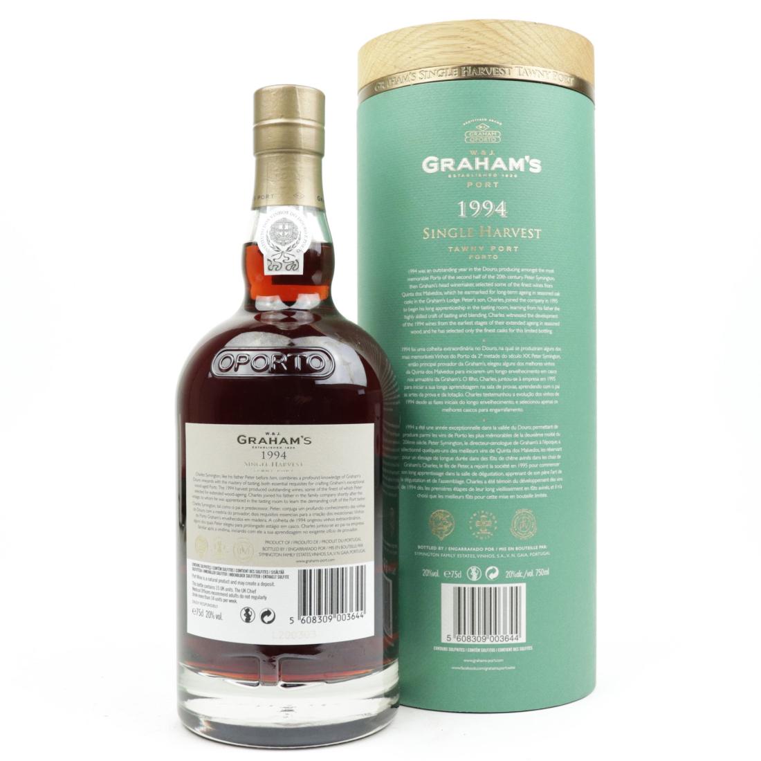 Image for Graham's 1994 Single Harvest Tawny Port