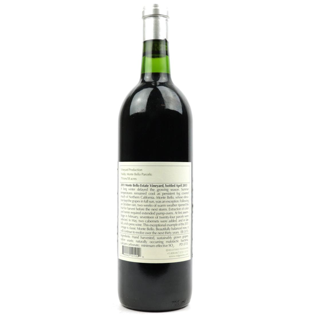 Image for Ridge Monte Bello 2011