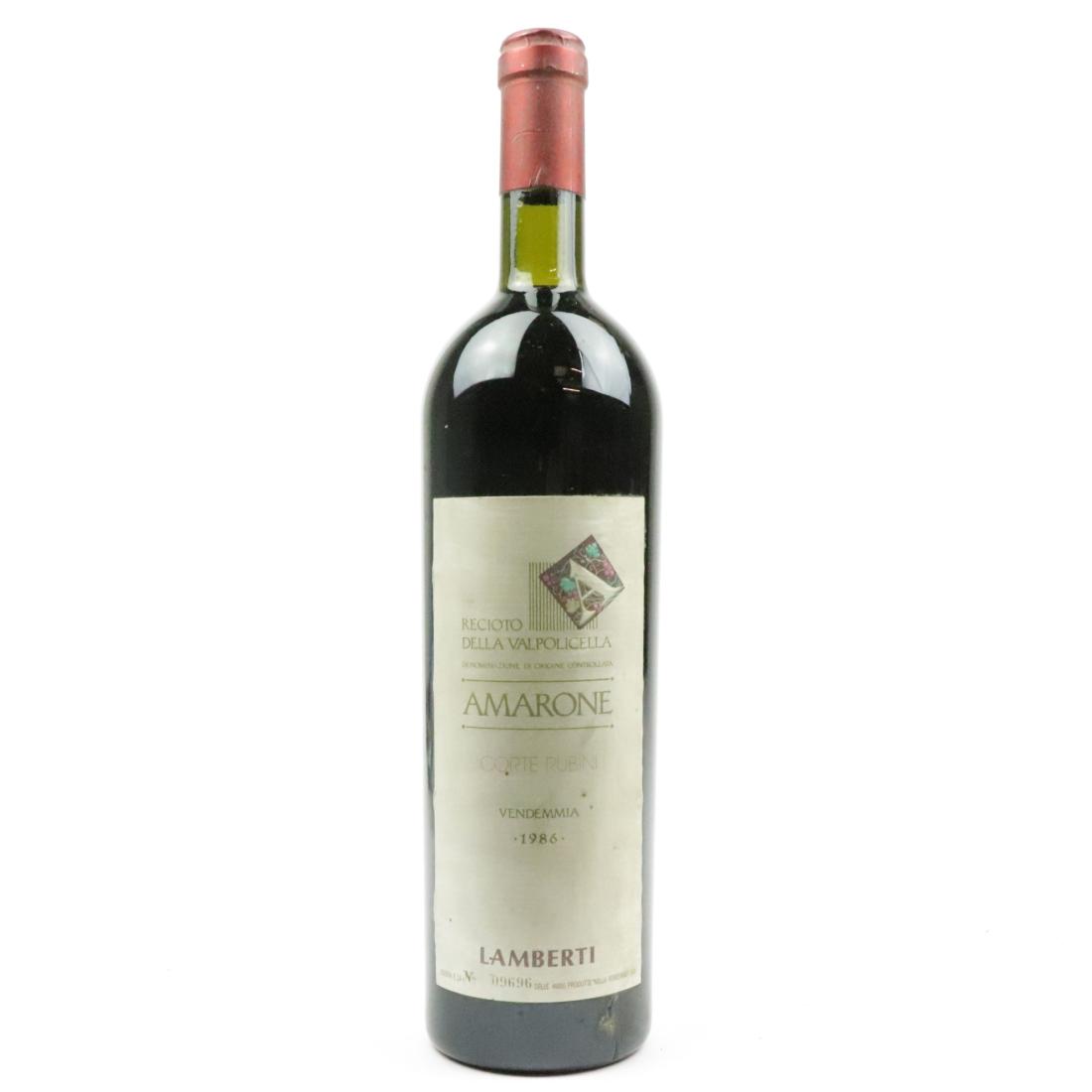 Image for Lamberti Corte Rubini Recioto Della Valpolicella 1986 Verona