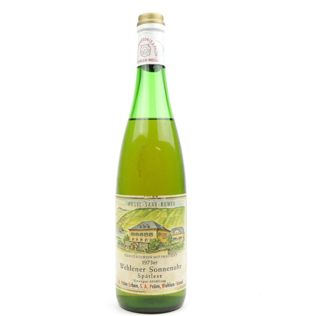 Image for Prüm Erben Wehlener Sonnenuhr Riesling Spatlese 1973 Mosel