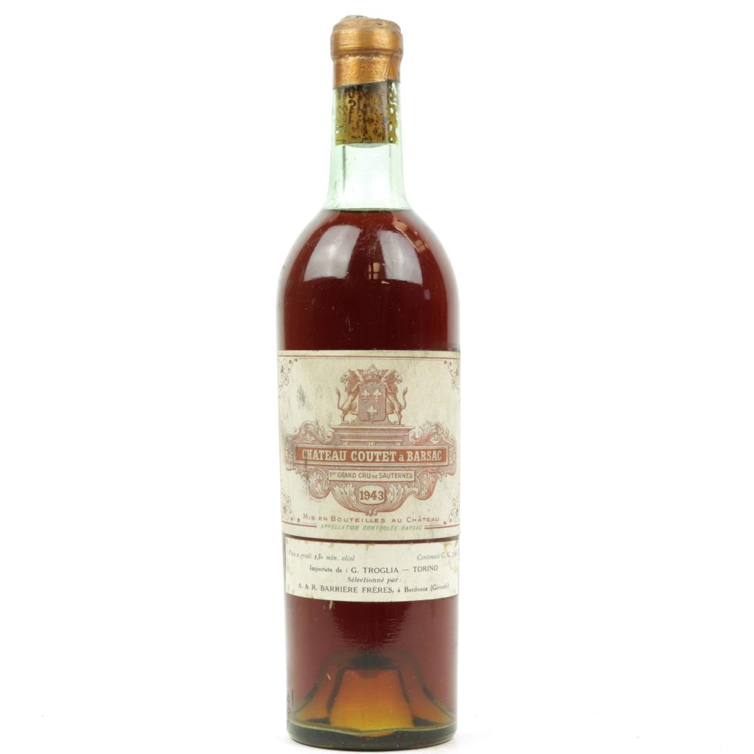 Image for Ch. Coutet 1943 Barsac 1er Cru