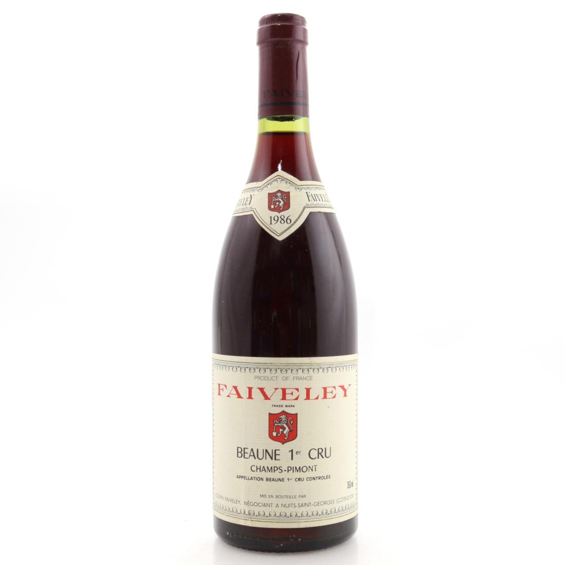Faiveley Champs-Pimont 1986 Beaune 1er Cru