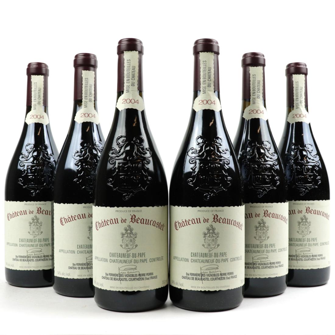 Image for Ch. De Beaucastel 2004 Chateauneuf-Du-Pape 6x75cl / OWC