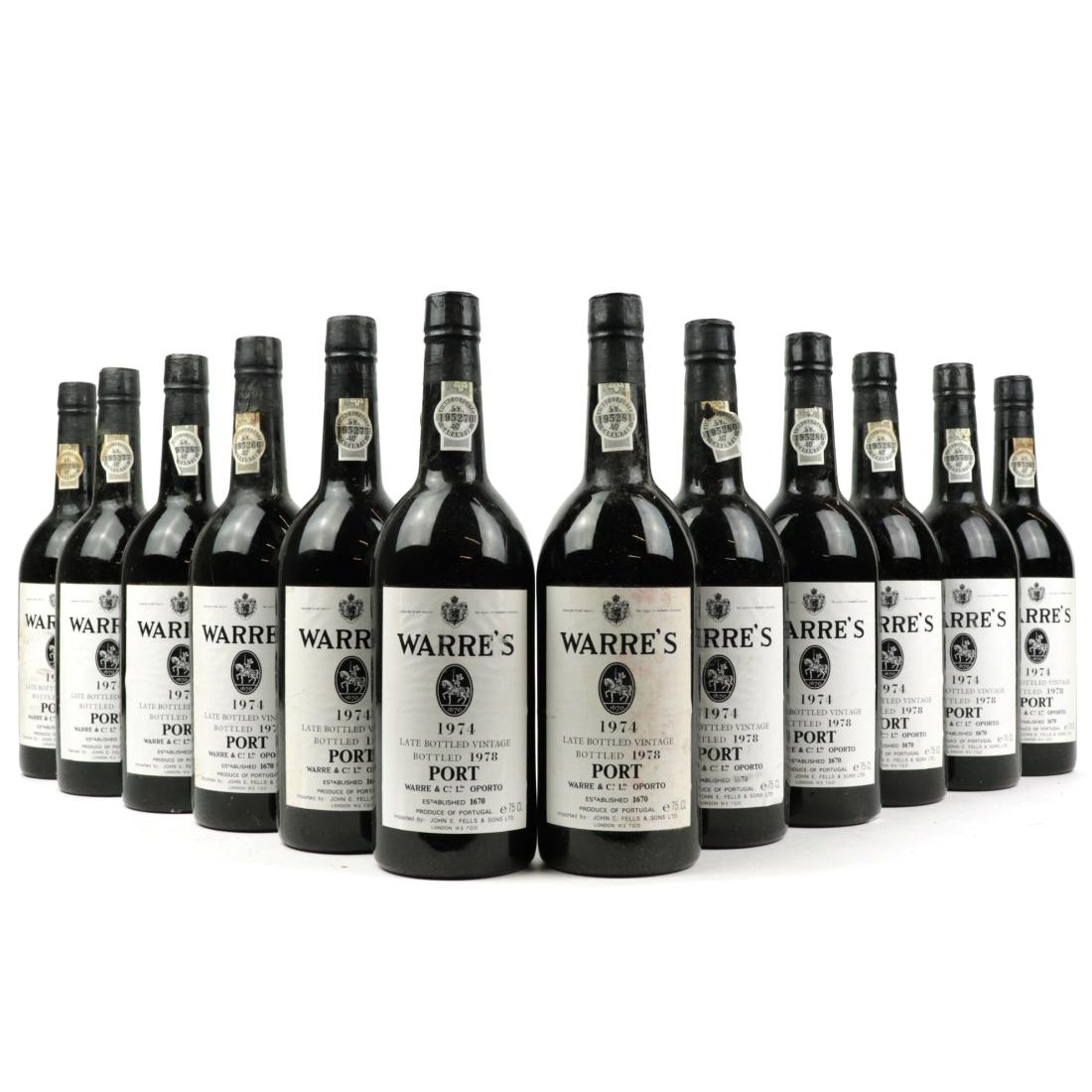 Image for Warre's 1974 LBV Port 12x75cl / OWC
