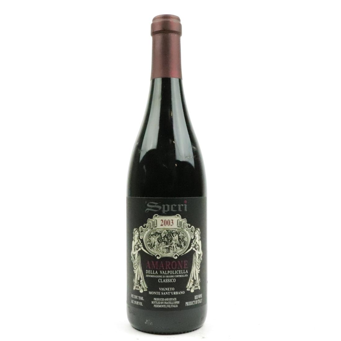 Image for Speri Monte Sant'Urbano 2003 Amarone Classico
