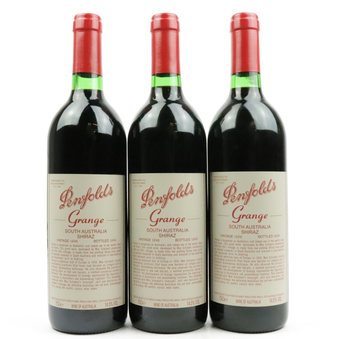 Image for Penfolds Grange 1998 x 3
