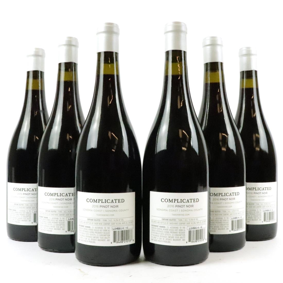 Image for Taken Wine Complicated Pinot Noir 2016 Sonoma County