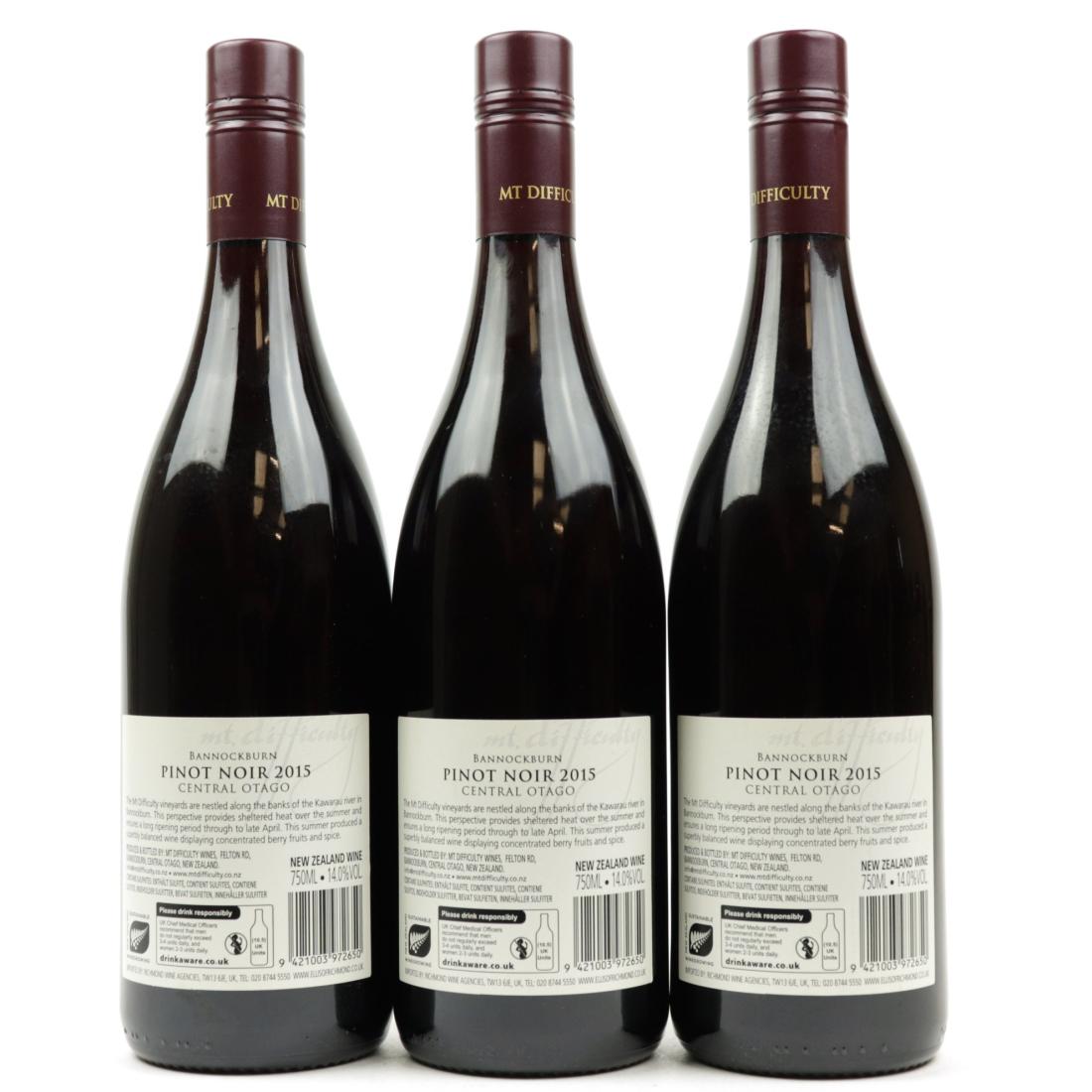 Image for Mt Difficulty Pinot Noir 2015 Central Otago
