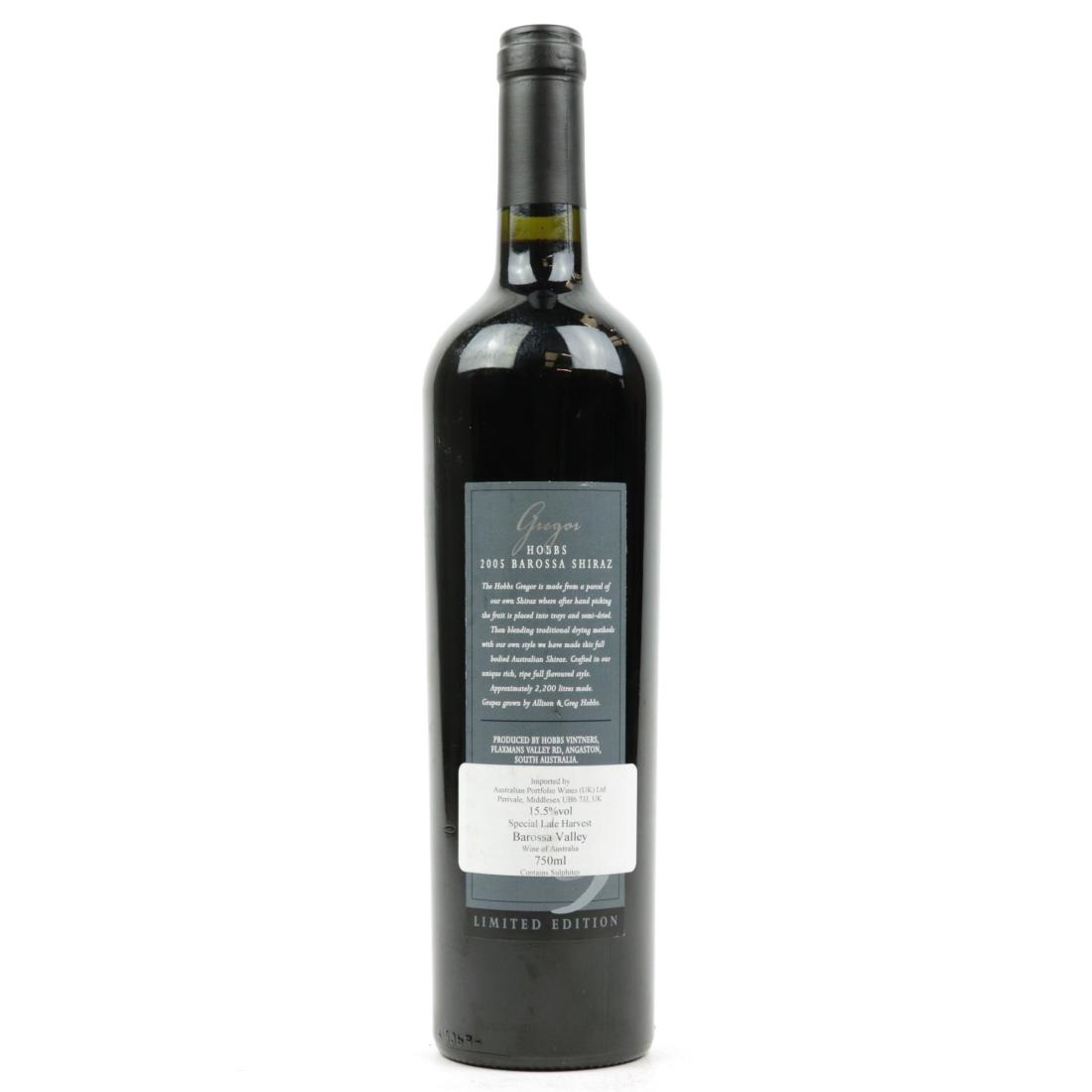 Image for Hobbs Gregor Shiraz 2005 Barossa