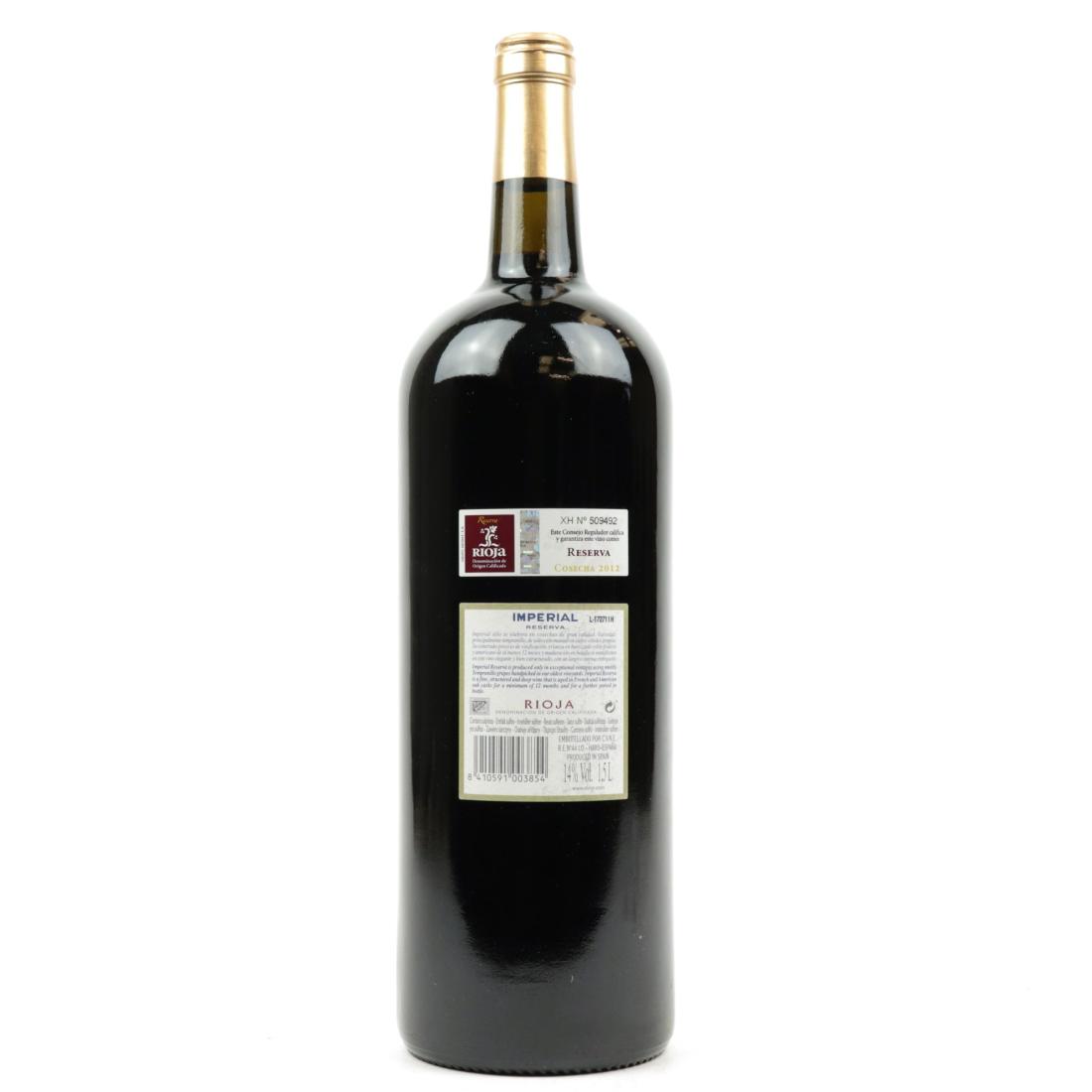 Image for CVNE Imperial 2012 Rioja Reserva