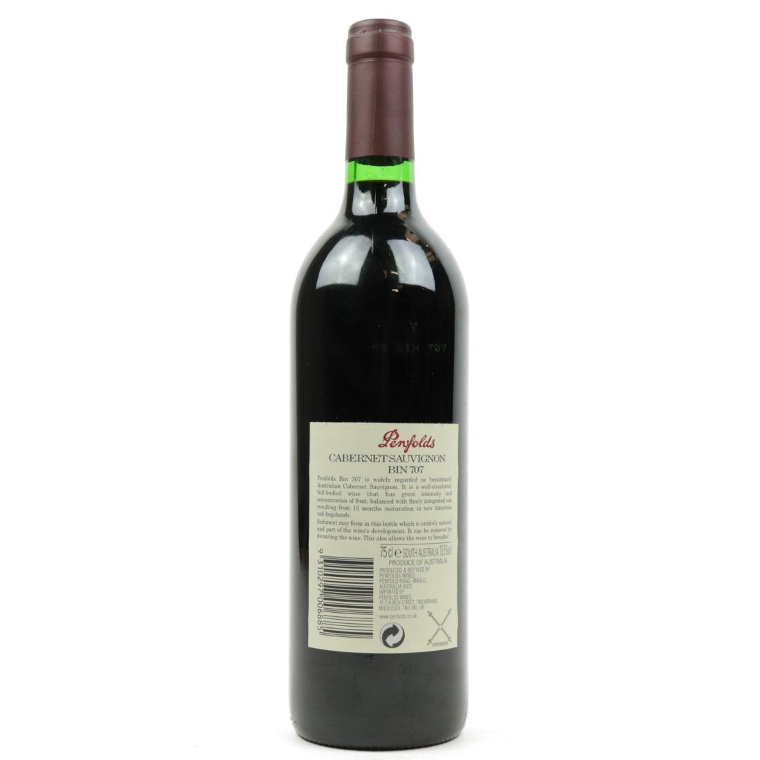 Image for Penfolds Bin 707 Cabernet Sauvignon 1998