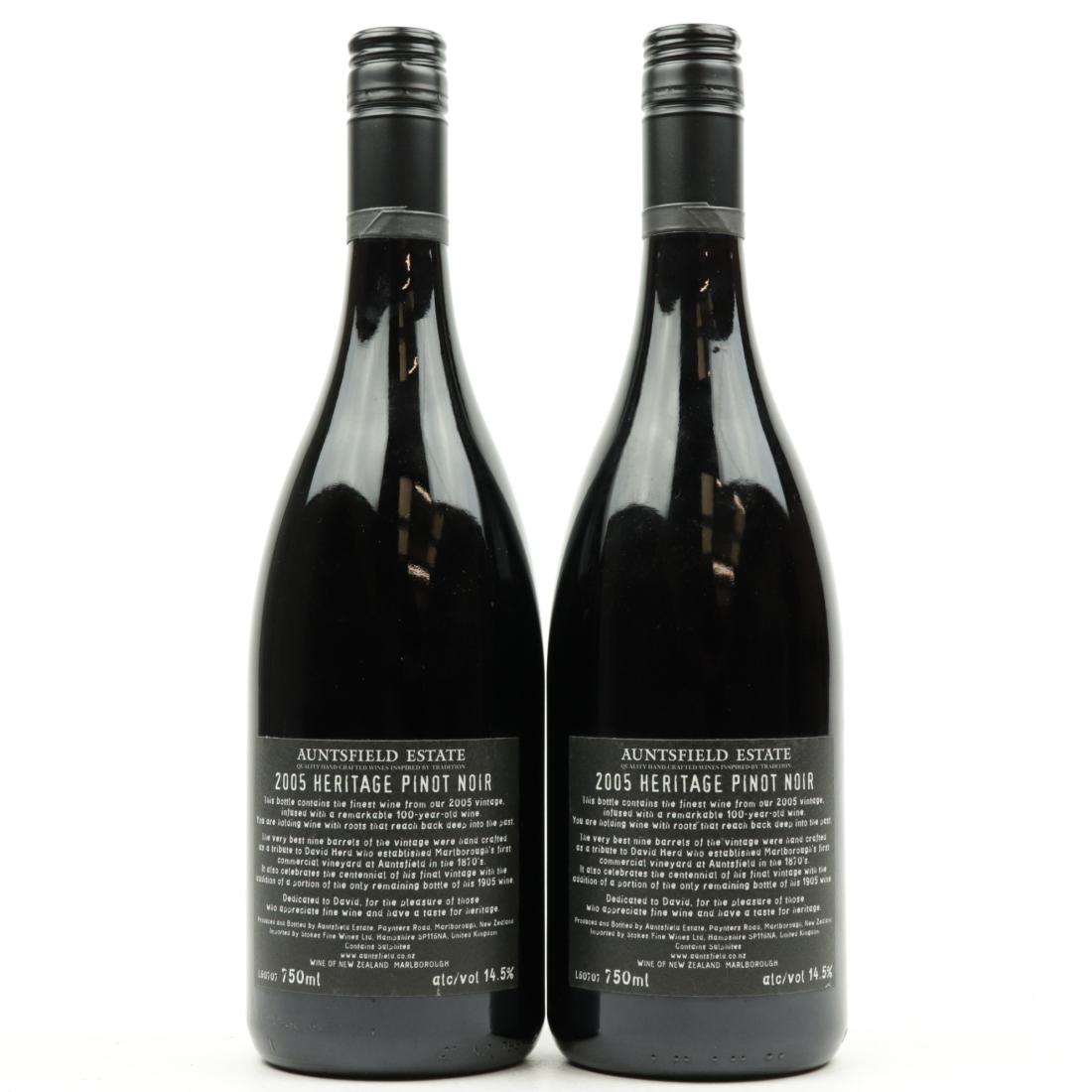 Image for Auntsfield Heritage 2005 Pinot Noir Marlborough
