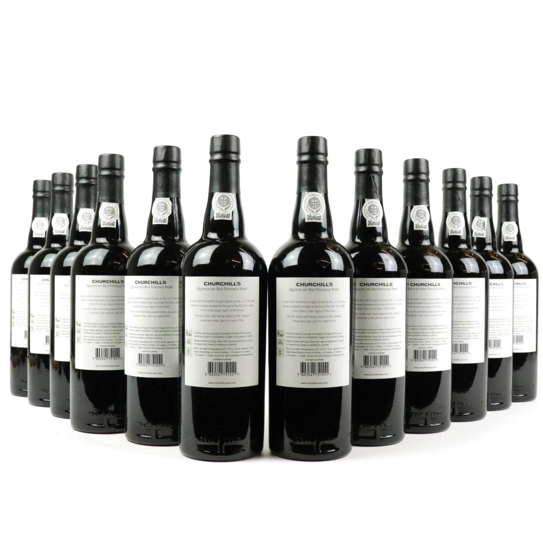 Image for Churchill's Quinta Do Rio 2002 Vintage Port 12x75cl / OWC