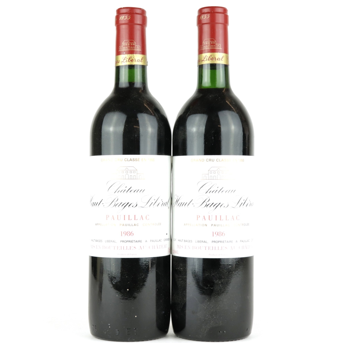 Ch. Haut-Bages-Liberal 1986 Pauillac 5eme-Cru 2x75cl