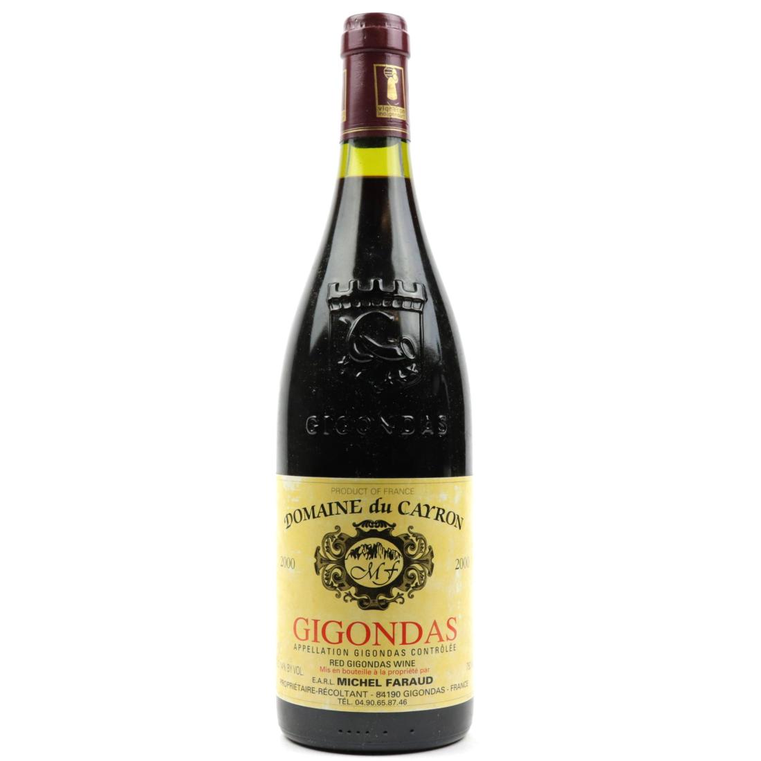Dom. Du Cayron 2000 Gigondas Wine | Wine Auctioneer