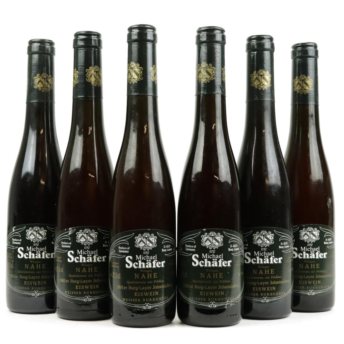 Image for M.Schafer Burg-Layer Johannisberg Weisser Burgunder Eiswein 1991 Nahe