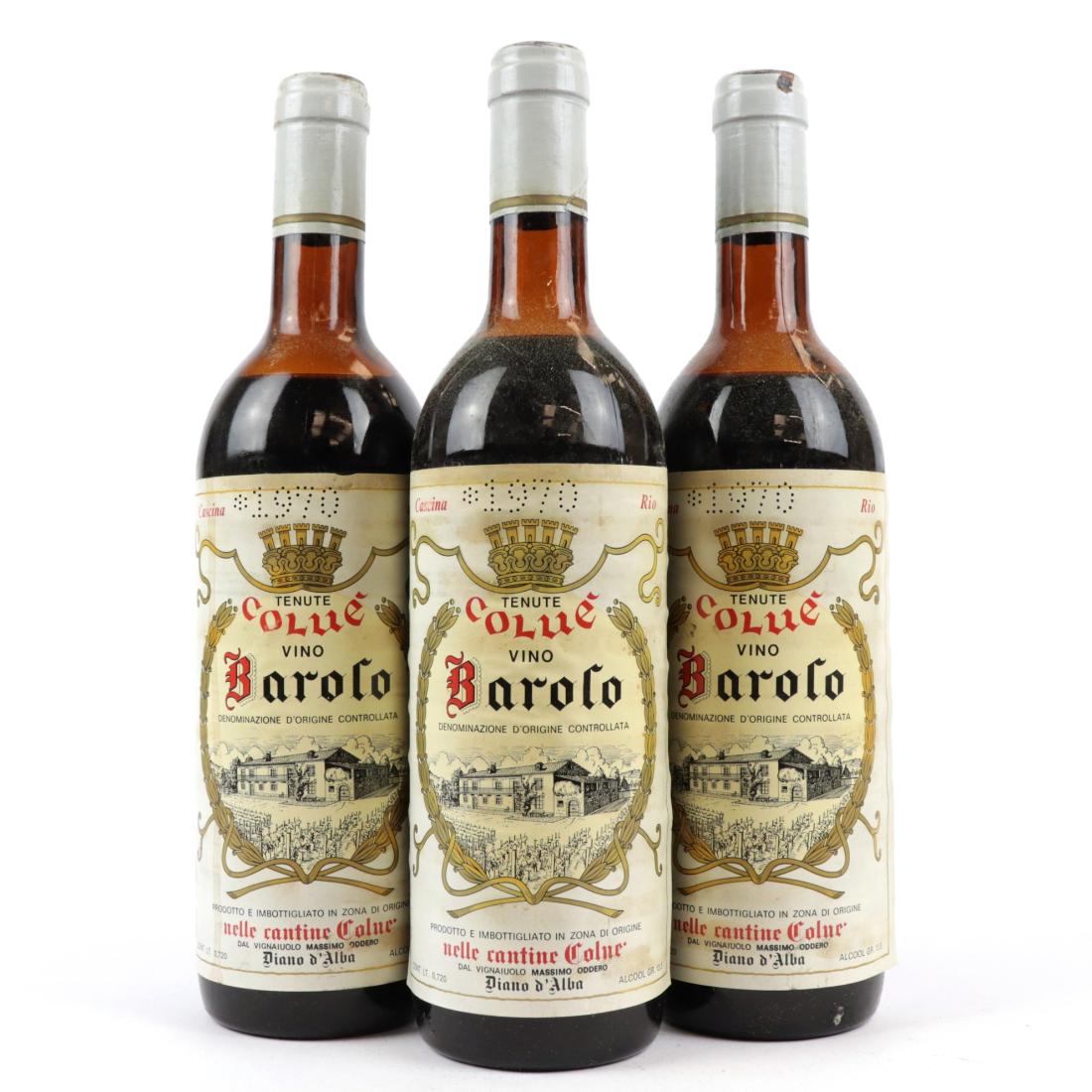 Colue 1970 Barolo Wine | Wine Auctioneer