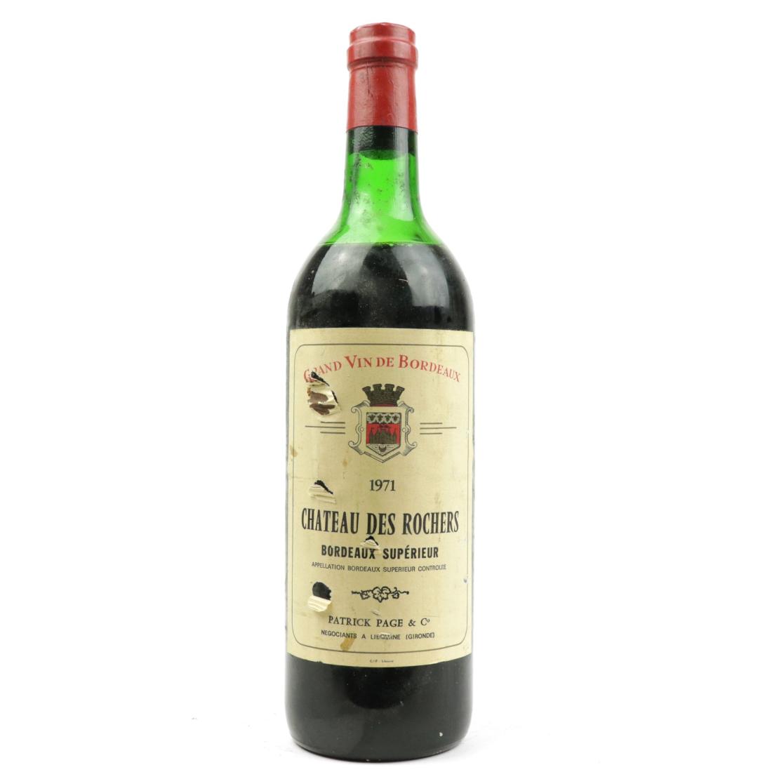 Image for Ch. Des Rochers 1971 Bordeaux Superieur