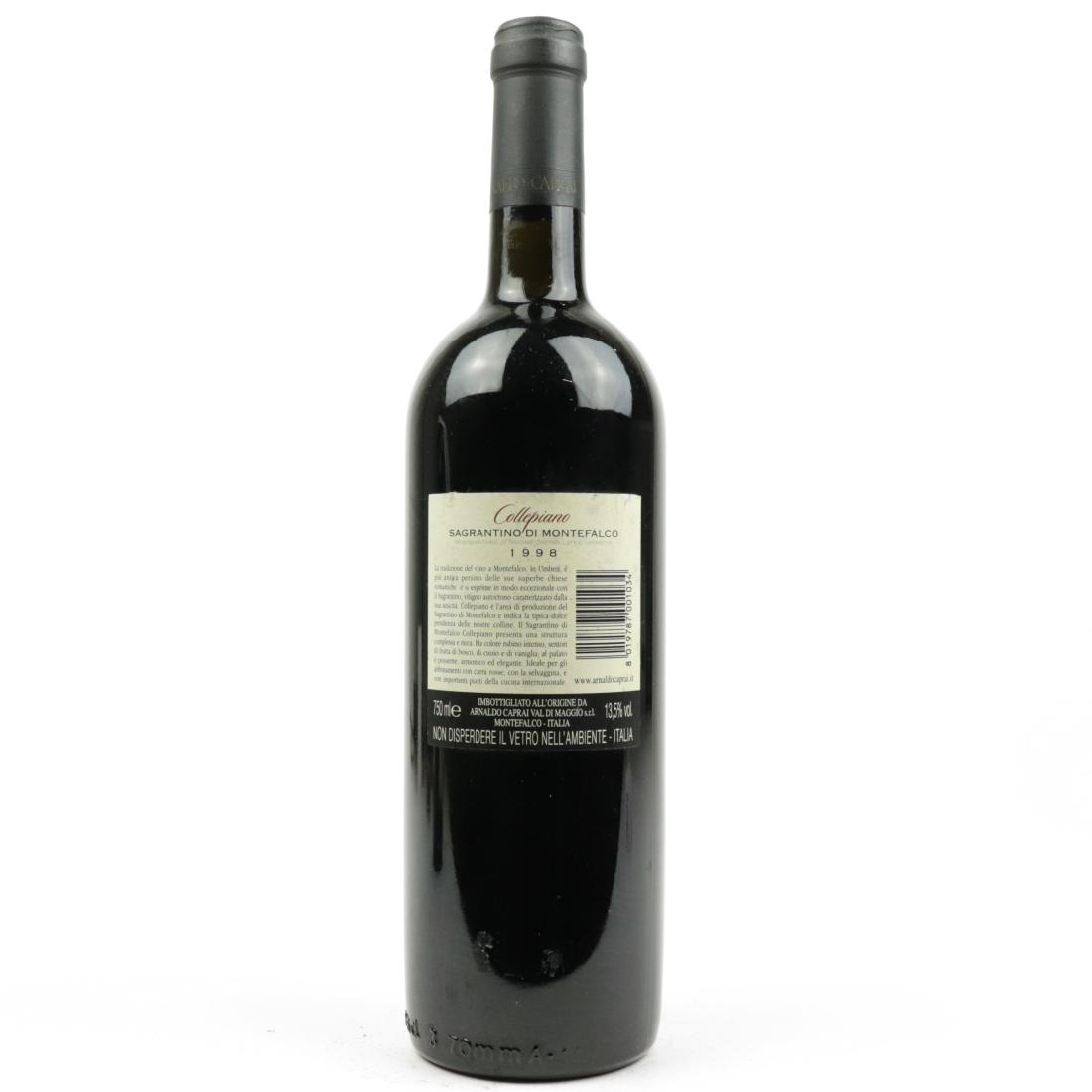 Image for Arnaldo-Caprai 1998 Sagrantino Di Montefalco