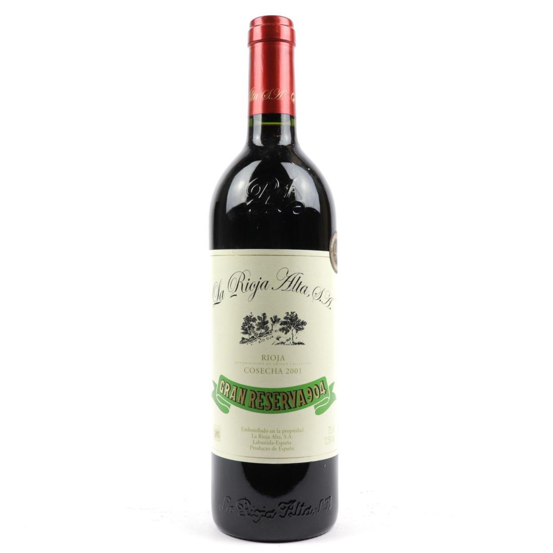 Image for La Rioja Alta 904 2001 Rioja Gran Reserva