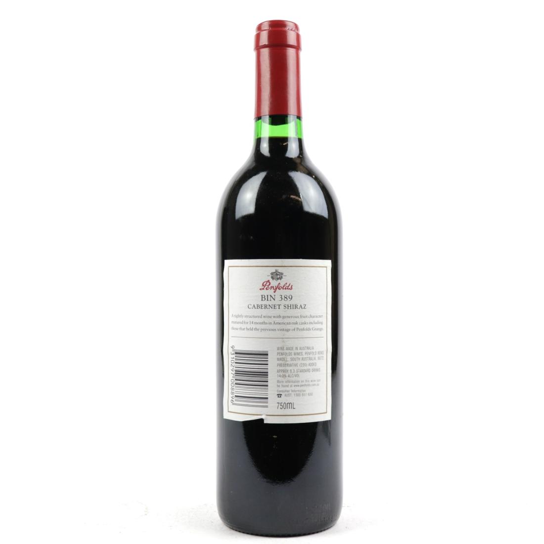 Image for Penfolds Bin 389 Cabernet-Shiraz 1998 South Australia