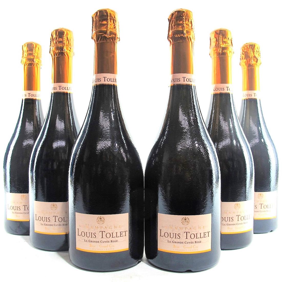 Image for Louis Tollet NV Rose Champagne Grand-Cru