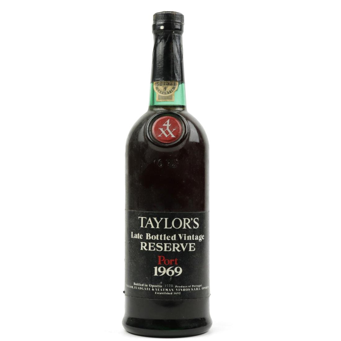 Image for Taylor's 1969 LBV Reserve Port